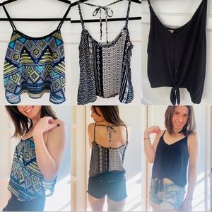 Crop Tank Top BUNDLE (3 tops)